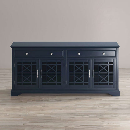 Jofran - Craftsman Navy Blue 70in Media Unit - 775-9_CLOSEOUT view 6