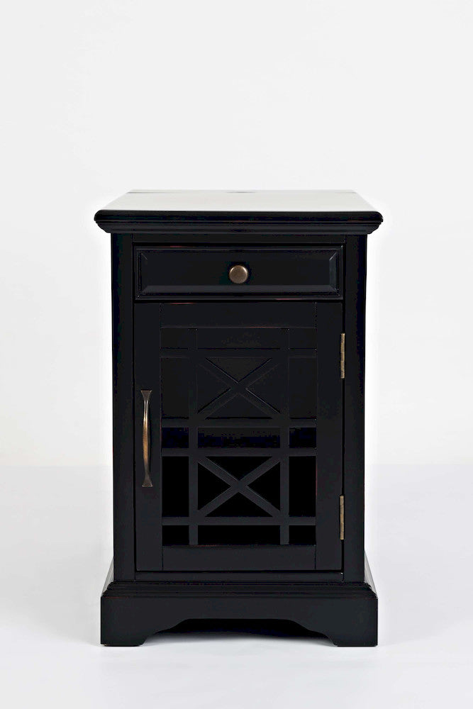 Jofran - Craftsman Poer Chairside Table in Antique Black - 275-22 view 1