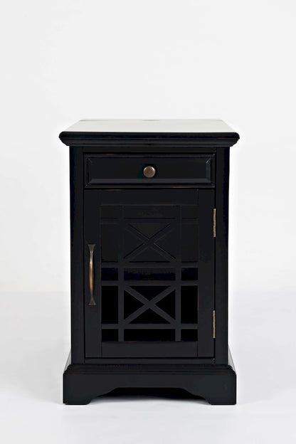 Jofran - Craftsman Poer Chairside Table in Antique Black - 275-22 view 1