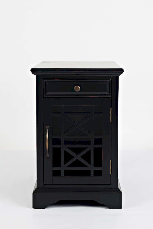 Jofran - Craftsman Poer Chairside Table in Antique Black - 275-22 view 1