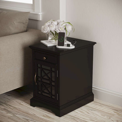 Jofran - Craftsman Poer Chairside Table in Antique Black - 275-22 view 14