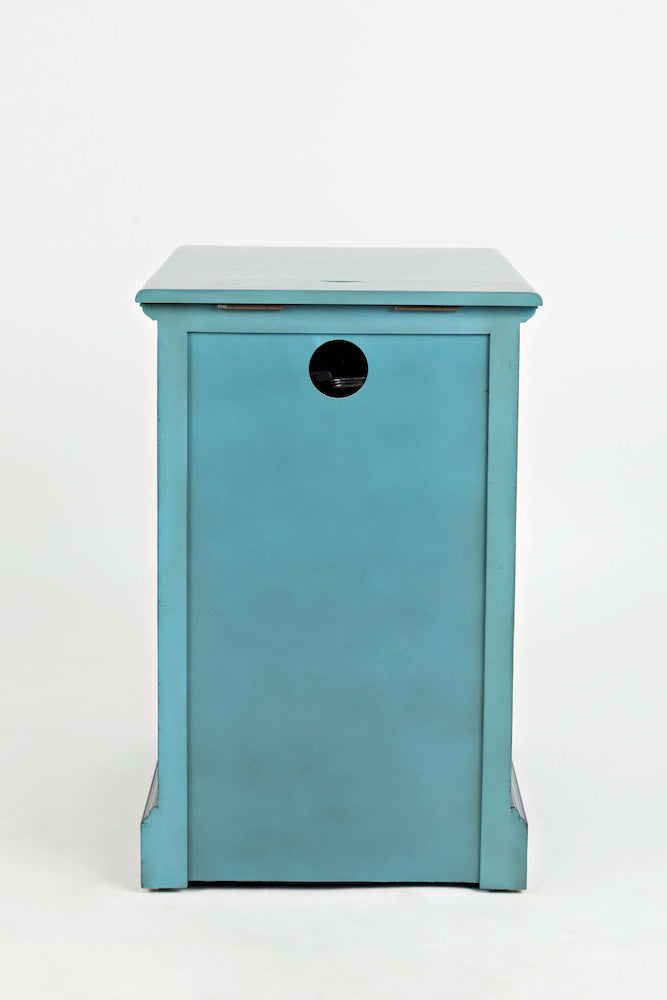 Jofran - Craftsman Poer Chairside Table in Antique Blue - 175-22 view 4