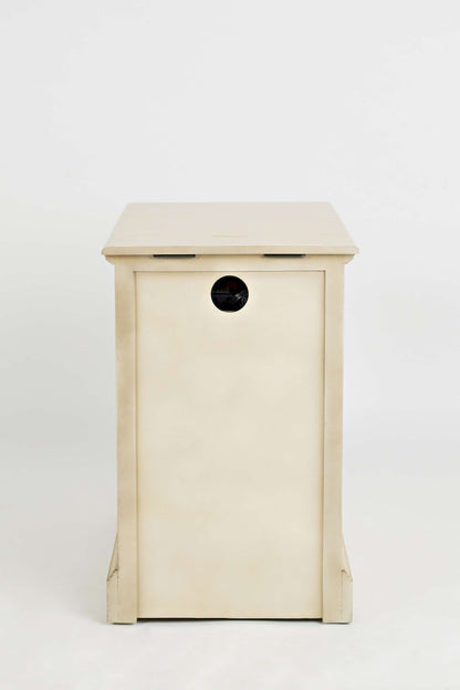 Jofran - Craftsman Poer Chairside Table in Antique Cream - 675-22 view 4