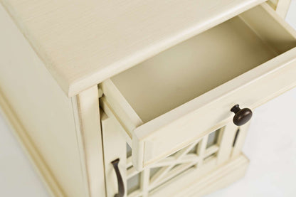 Jofran - Craftsman Poer Chairside Table in Antique Cream - 675-22 view 7