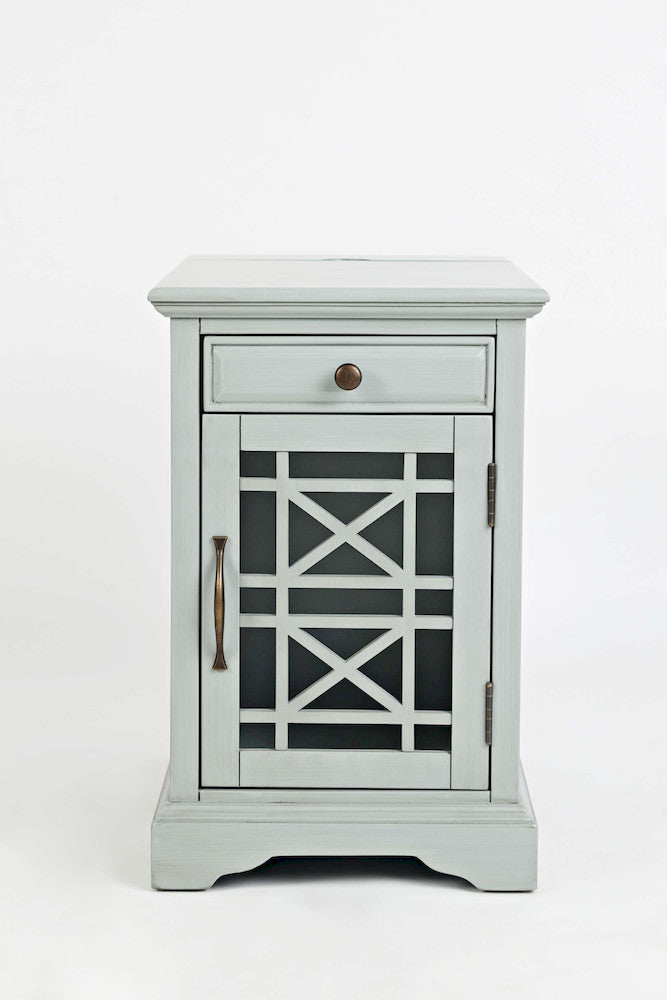 Jofran - Craftsman Poer Chairside Table in Earl Grey - 375-22 view 1