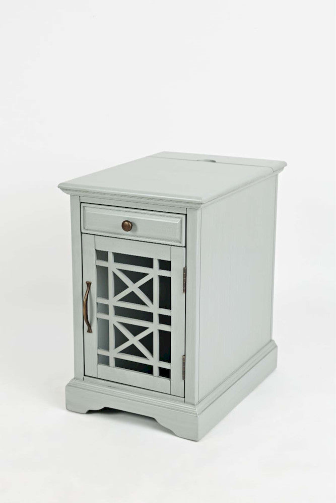 Jofran - Craftsman Poer Chairside Table in Earl Grey - 375-22 view 2