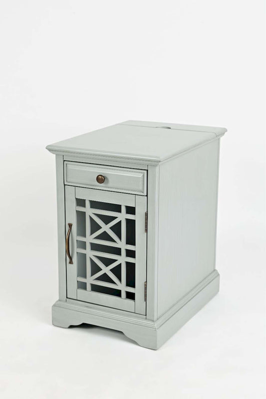 Jofran - Craftsman Poer Chairside Table in Earl Grey - 375-22 view 2