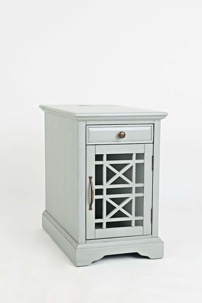 Jofran - Craftsman Poer Chairside Table in Earl Grey - 375-22 view 3