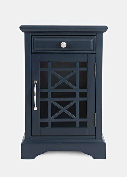 Jofran - Craftsman Poer Chairside Table in Navy - 775-22 view 1