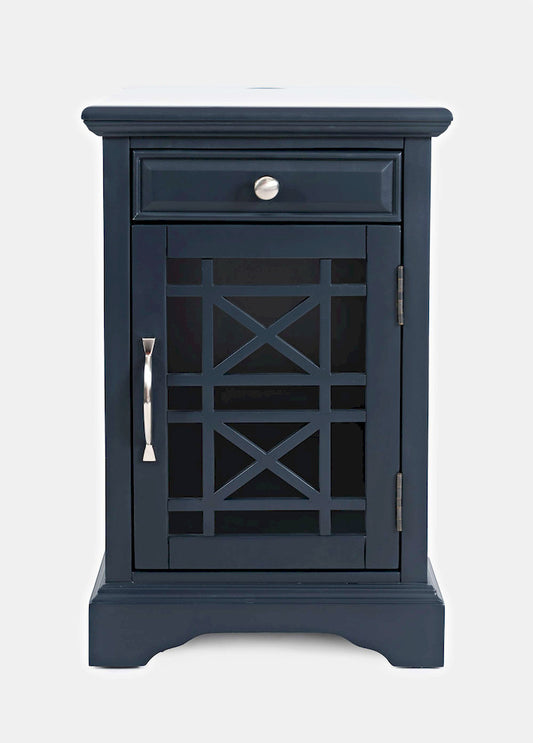 Jofran - Craftsman Poer Chairside Table in Navy - 775-22 view 1