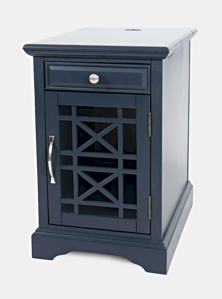 Jofran - Craftsman Poer Chairside Table in Navy - 775-22 view 2