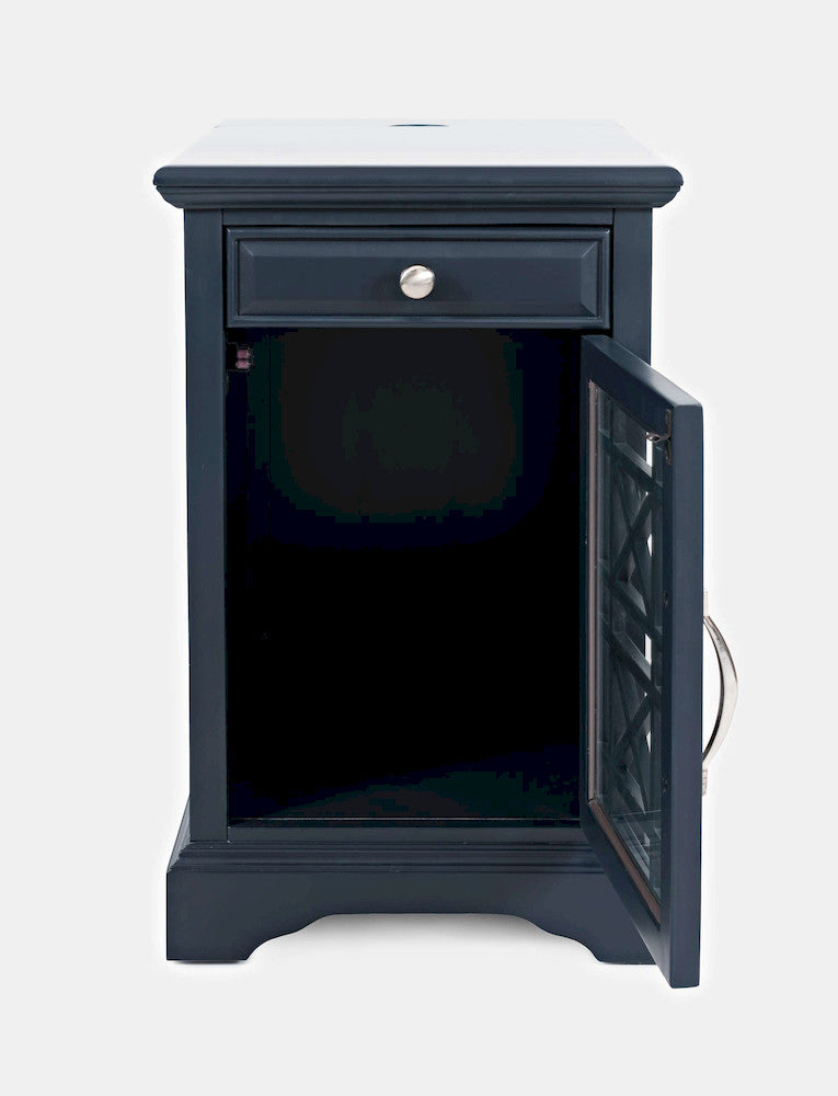 Jofran - Craftsman Poer Chairside Table in Navy - 775-22 view 6
