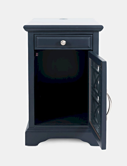 Jofran - Craftsman Poer Chairside Table in Navy - 775-22 view 6