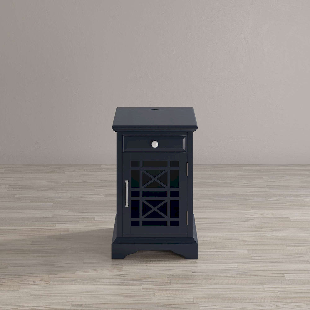 Jofran - Craftsman Poer Chairside Table in Navy - 775-22 view 7
