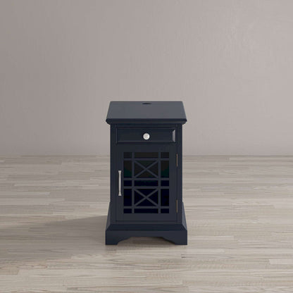 Jofran - Craftsman Poer Chairside Table in Navy - 775-22 view 7