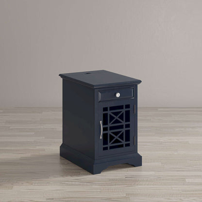 Jofran - Craftsman Poer Chairside Table in Navy - 775-22 view 8