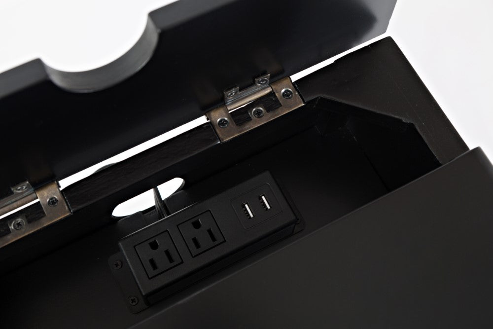 Jofran - Craftsman Poer Chairside Table in Antique Black - 275-22 veiw 5