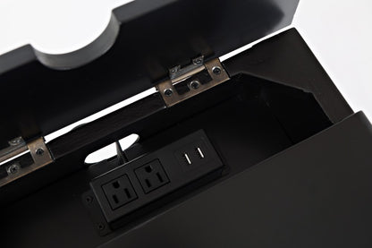 Jofran - Craftsman Poer Chairside Table in Antique Black - 275-22 veiw 5