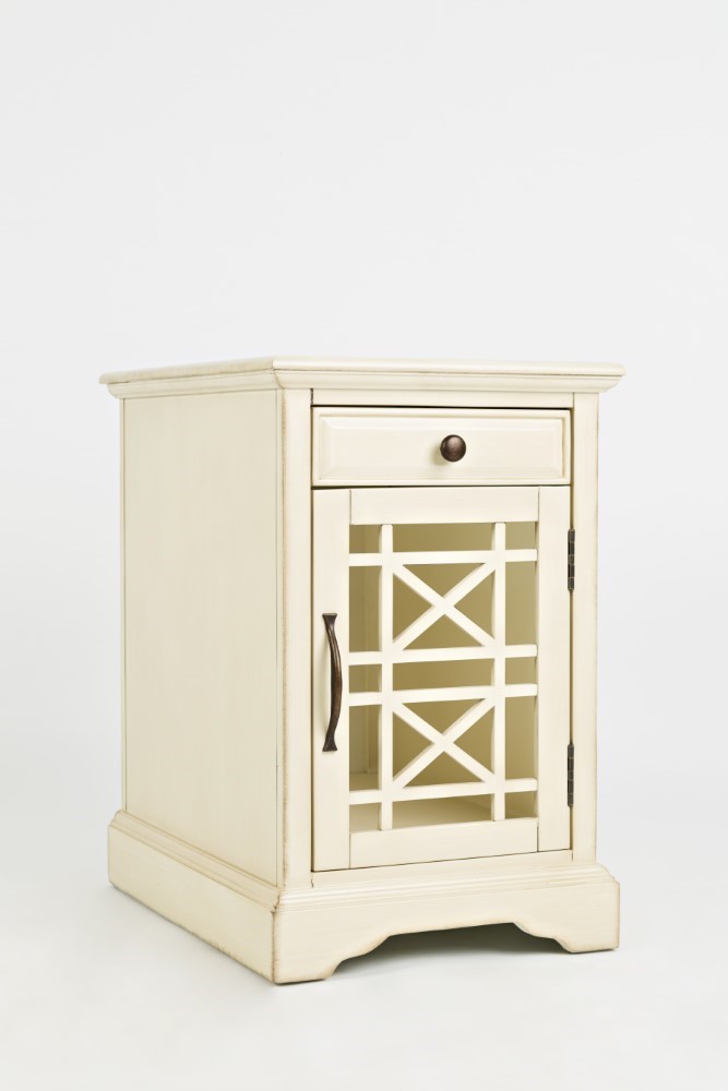 Jofran - Craftsman Poer Chairside Table in Antique Cream - 675-22 veiw 1
