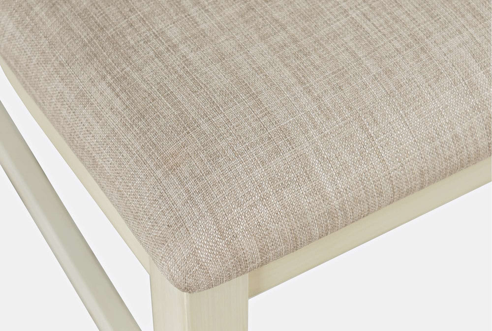 Jofran - Craftsman Slat-Back Upholstered Desk Chair - Antique Cream - 675-370KD view 5