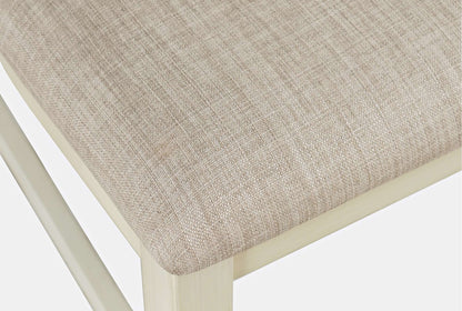 Jofran - Craftsman Slat-Back Upholstered Desk Chair - Antique Cream - 675-370KD view 5