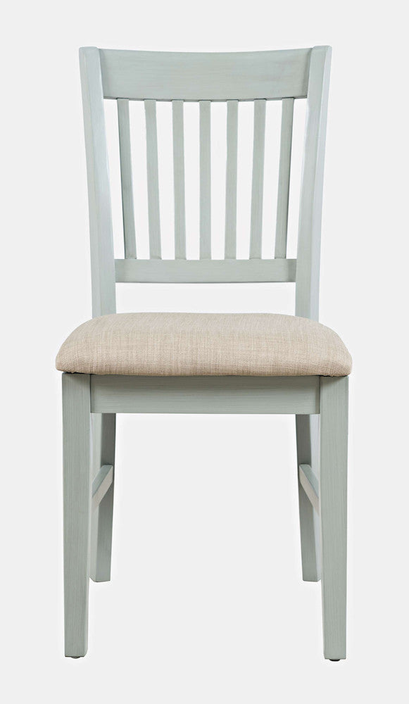 Jofran - Craftsman Slat-Back Upholstered Desk Chair - Earl Grey - 375-370KD view 1