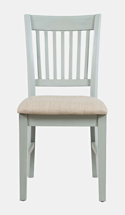 Jofran - Craftsman Slat-Back Upholstered Desk Chair - Earl Grey - 375-370KD view 1