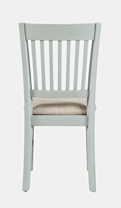 Jofran - Craftsman Slat-Back Upholstered Desk Chair - Earl Grey - 375-370KD view 3