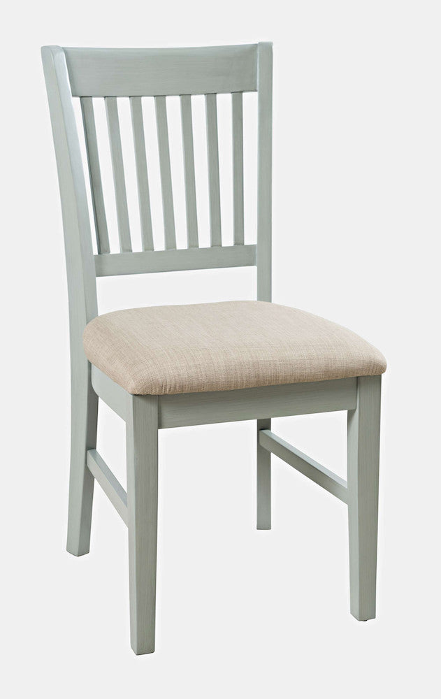 Jofran - Craftsman Slat-Back Upholstered Desk Chair - Earl Grey - 375-370KD view 4