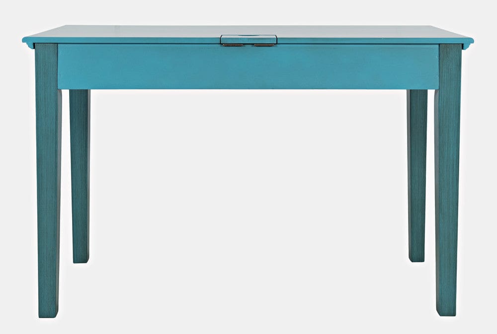Jofran - Craftsman Two Drawer USB Charging Desk - Antique Blue - 175-4820 view 5