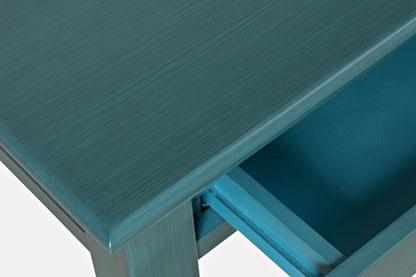 Jofran - Craftsman Two Drawer USB Charging Desk - Antique Blue - 175-4820 view 7