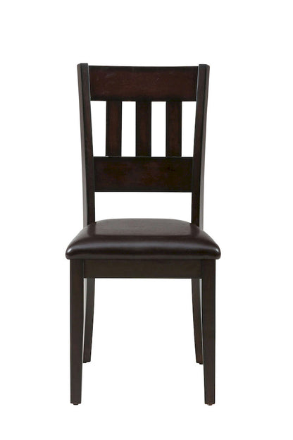 Jofran - Dark Rustic Prairie 5-Pack- Table and 4 Faux Leather Chairs - 922 view 4