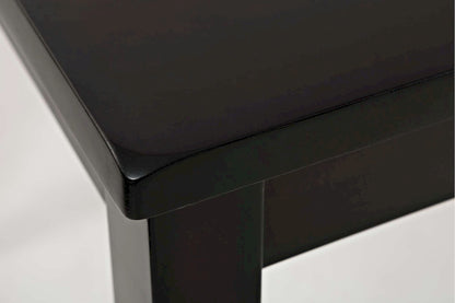 Jofran - Dark Rustic Prairie Counter Height Table and Four Faux Leather Stools - 923 view 8