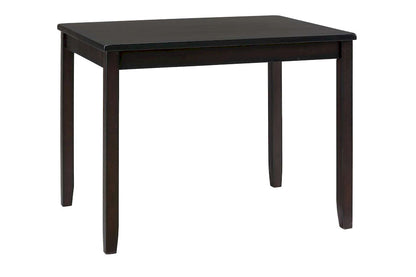 Jofran - Dark Rustic Prairie Counter Height Table and Four Faux Leather Stools - 923 view 10