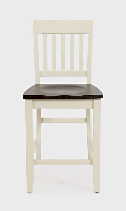 Jofran - Decatur Lane Counter Stool in Autumn brown/white (Set of 2) - 1826-BS393KD view 1