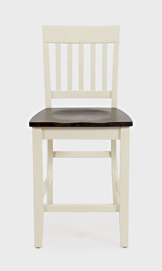 Jofran - Decatur Lane Counter Stool in Autumn brown/white (Set of 2) - 1826-BS393KD view 1