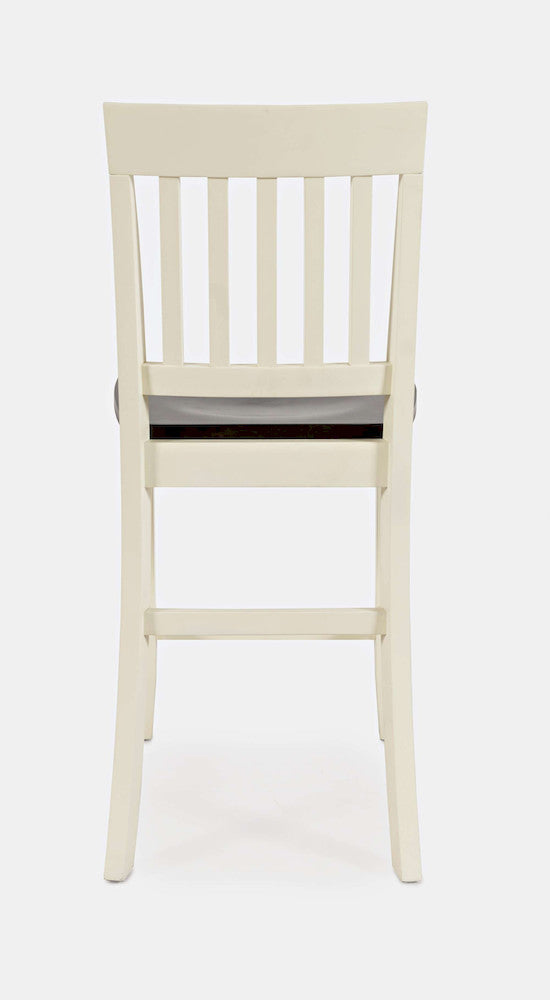 Jofran - Decatur Lane Counter Stool in Autumn brown/white (Set of 2) - 1826-BS393KD view 4