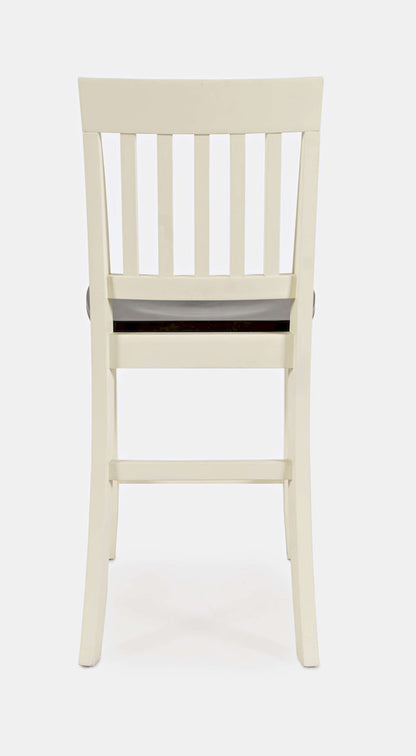 Jofran - Decatur Lane Counter Stool in Autumn brown/white (Set of 2) - 1826-BS393KD view 4