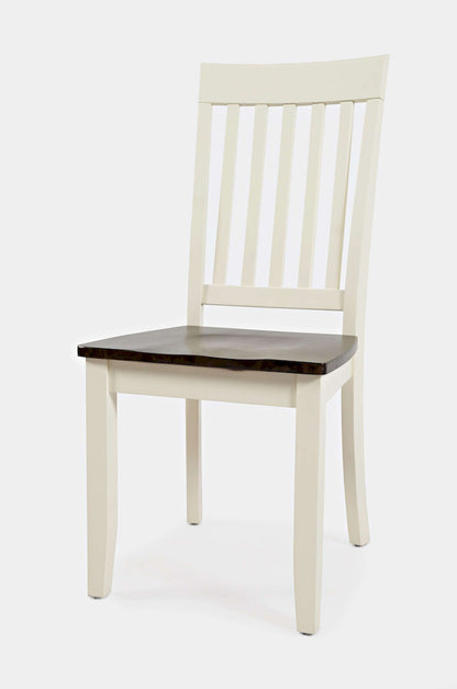 Jofran - Decatur Lane Dining Chair in Autumn brown/white (Set of 2) - 1825-393KD view 3