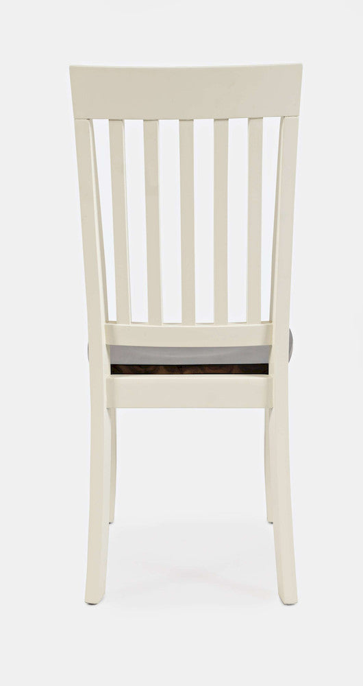 Jofran - Decatur Lane Dining Chair in Autumn brown/white (Set of 2) - 1825-393KD view 4