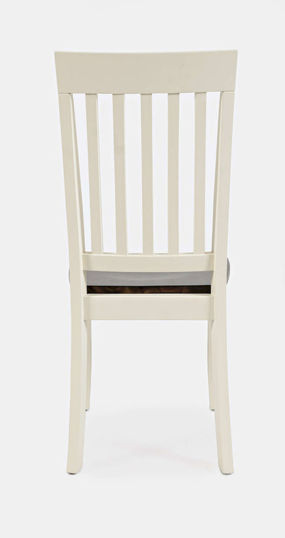 Jofran - Decatur Lane Dining Chair in Autumn brown/white (Set of 2) - 1825-393KD view 4