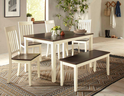 Jofran - Decatur Lane Dining Chair in Autumn brown/white (Set of 2) - 1825-393KD view 6