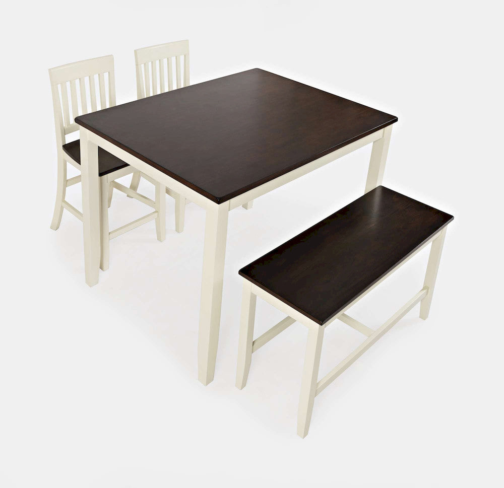 Jofran - Decatur Lane Farmhouse 4 Piece Solid Wood Counter Height Set - 1826 view 1