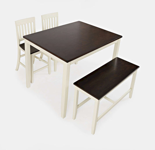 Jofran - Decatur Lane Farmhouse 4 Piece Solid Wood Counter Height Set - 1826 view 1