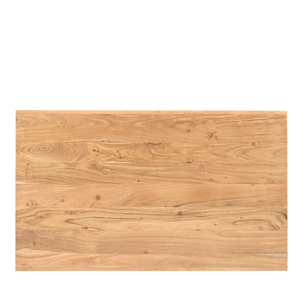 Jofran - Dev Modern 44 Inch Mitered Angle Solid Wood Coffee Table with Storage Shelf - 2346-1 view 9