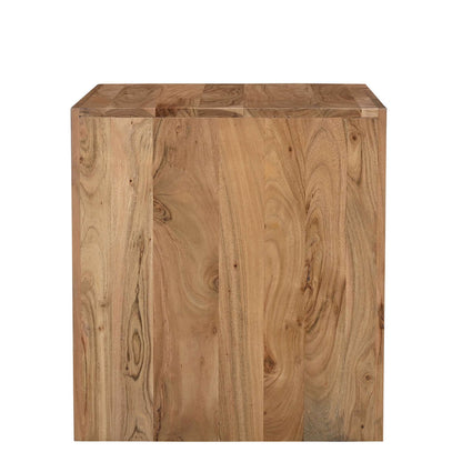 Jofran - Dev Modern Mitered Angle Solid Wood End Table with Storage Shelf - 2346-3 view 7