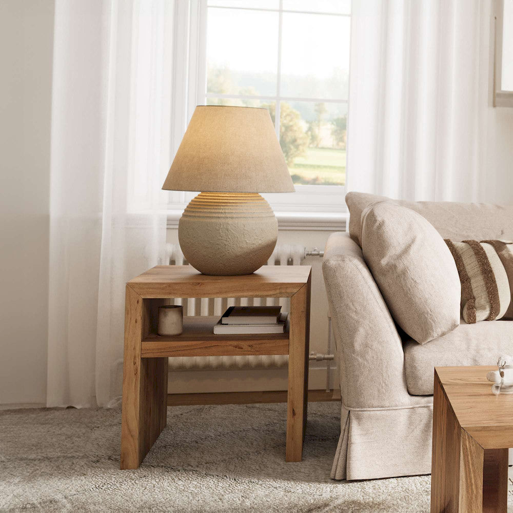Jofran - Dev Modern Mitered Angle Solid Wood End Table with Storage Shelf - 2346-3 view 10
