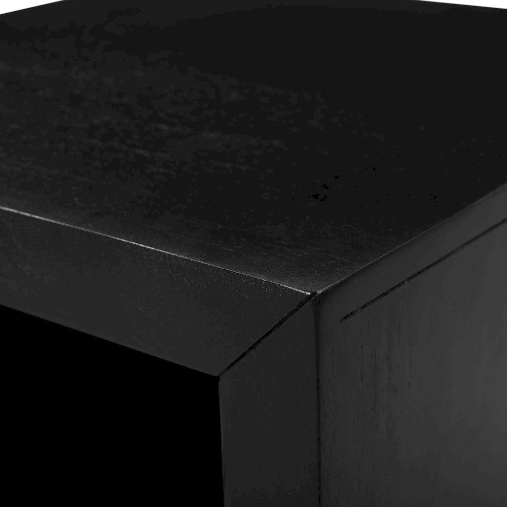 Jofran - Dev Modern Mitered Angle Solid Wood End Table with Storage Shelf - 2347-3 view 7