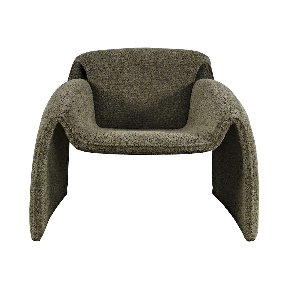 Jofran - Dolce Mid-Century Modern Bent Angle Upholstered Accent Chair - DOLCE-CH-FOR view 1