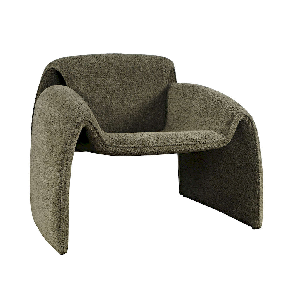 Jofran - Dolce Mid-Century Modern Bent Angle Upholstered Accent Chair - DOLCE-CH-FOR view 2